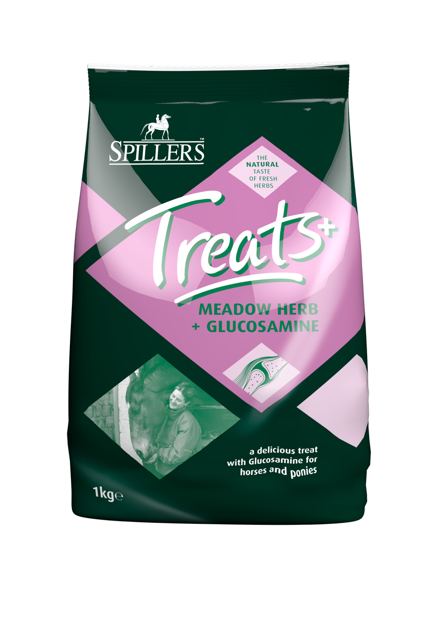 1KG Spillers Horse Treats - Meadow Herb + Glucosamine