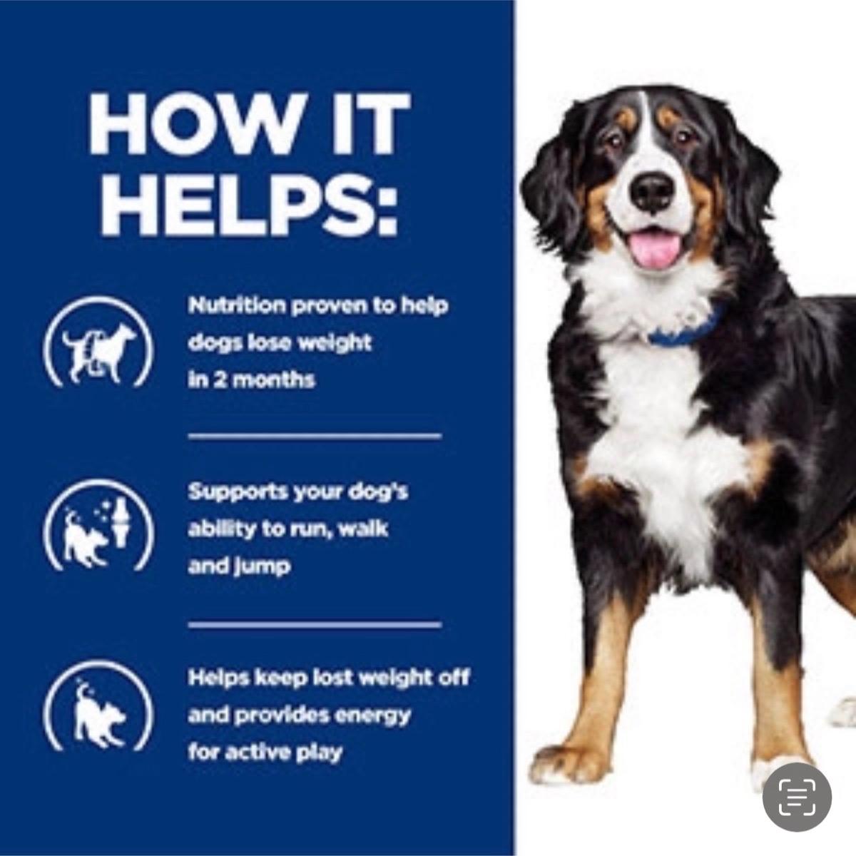 12KG Hill's Prescription Diet Metabolic and Mobility Dry Adult Dog Food - Discounted Stock
