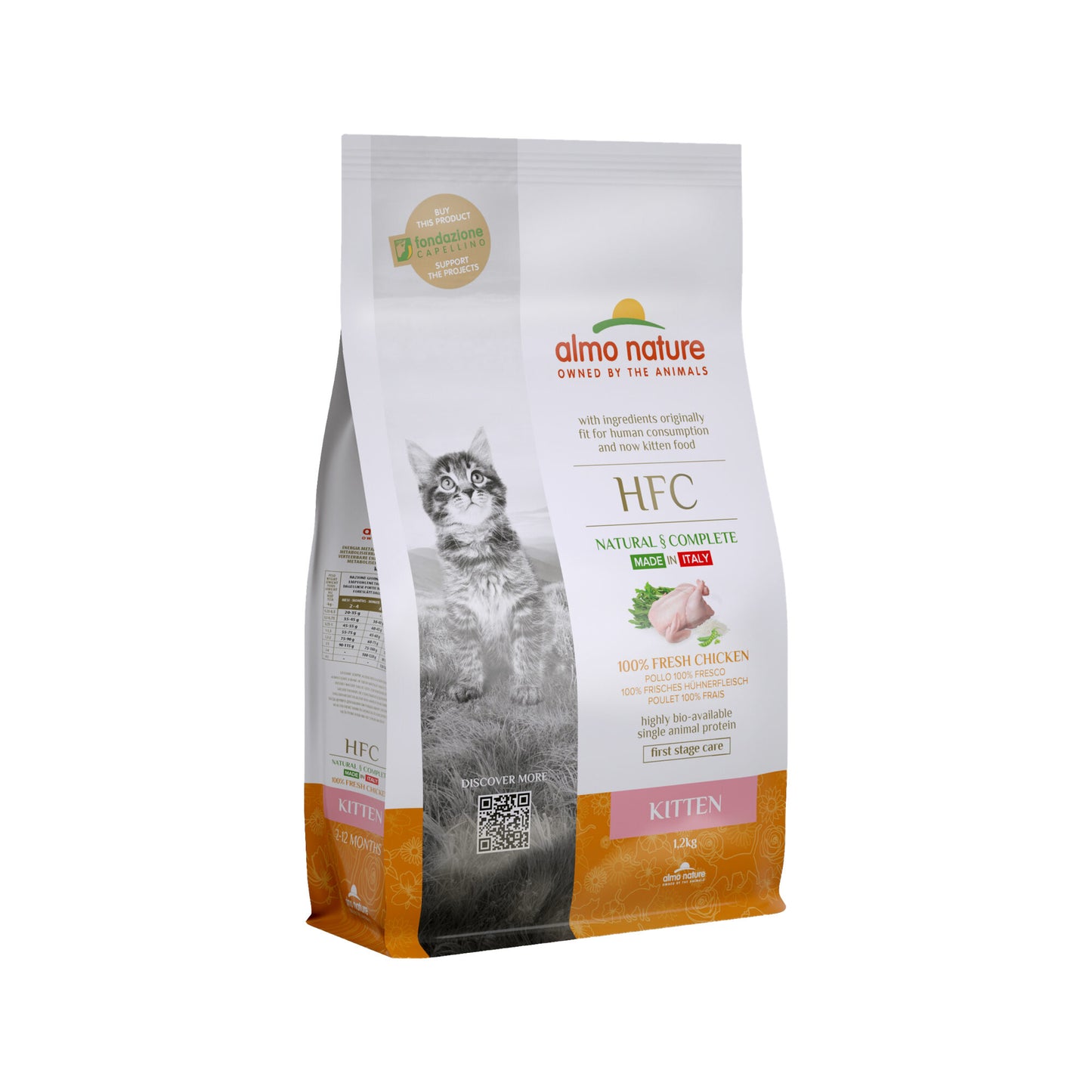 1.2KG Almo Nature Fresh Chicken Kitten Food