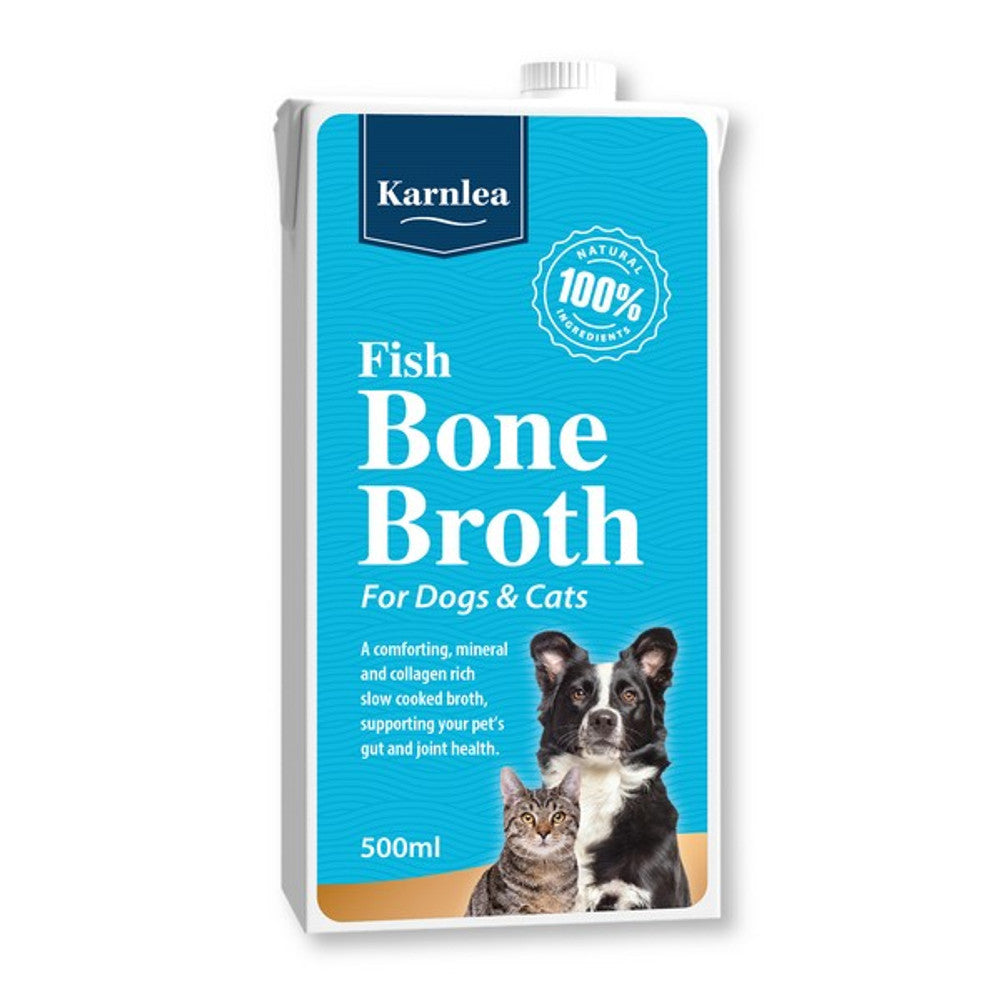 500ml Karnlea Bone Broth for Dogs and Cats 500ml - Collagen Rich Pet Drink