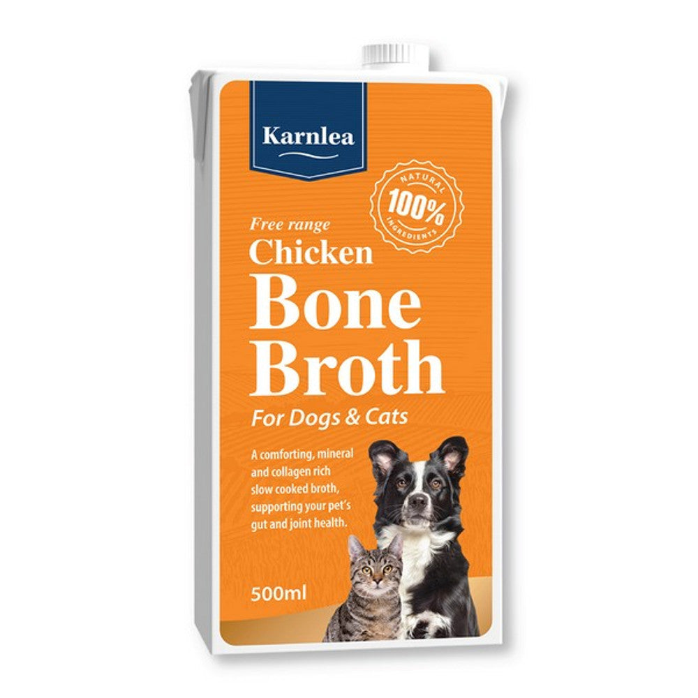 500ml Karnlea Bone Broth for Dogs and Cats 500ml - Collagen Rich Pet Drink