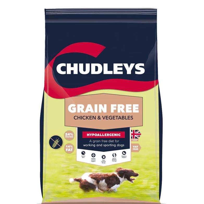 15KG Chudleys Grain Free Dog Food - Discounted Stock