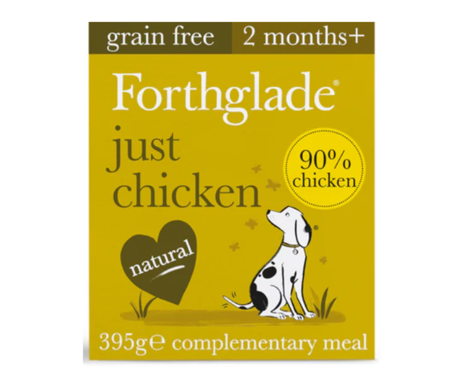 14 x 395g Forthglade Grain Free Chicken Adult - Discounted Stock