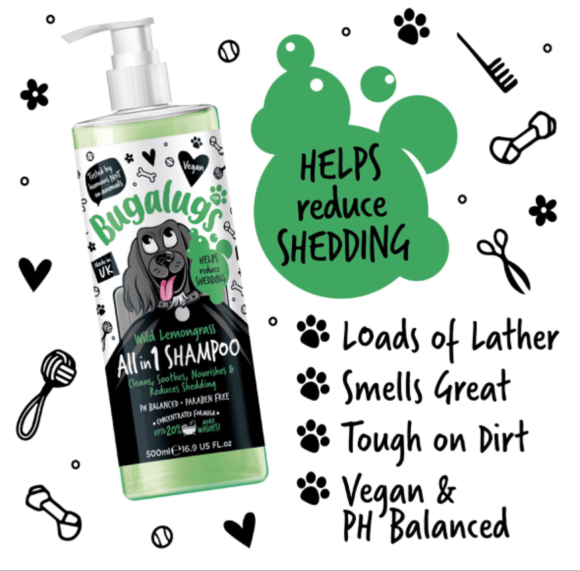 Bugalugs All in 1 Shampoo 250ml