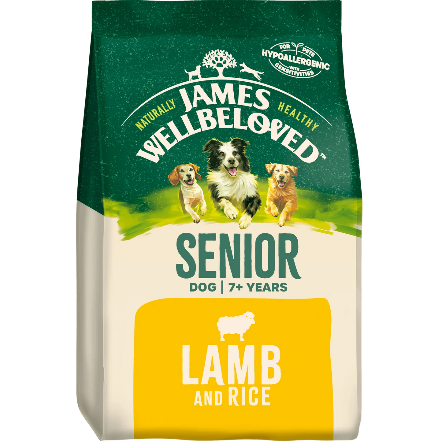 James Wellbeloved Senior Lamb and Rice Dog Food - Discounted Stock