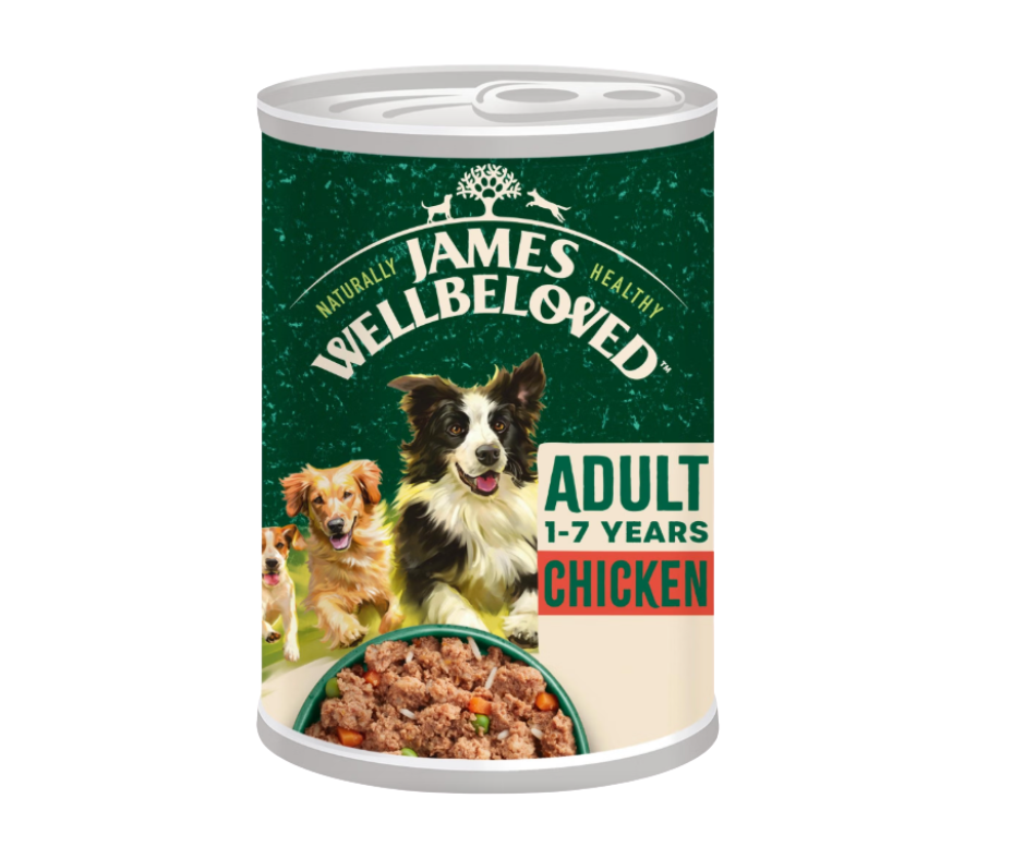 Adult Chicken & Rice in Loaf Can Wet Dog Food 12 cans - DATED 06.2026