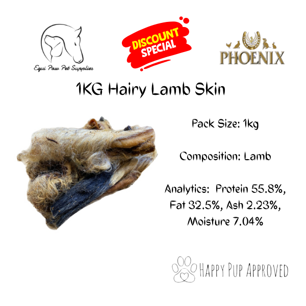 1KG Hairy Lamb Skin - Great Deworming Aid