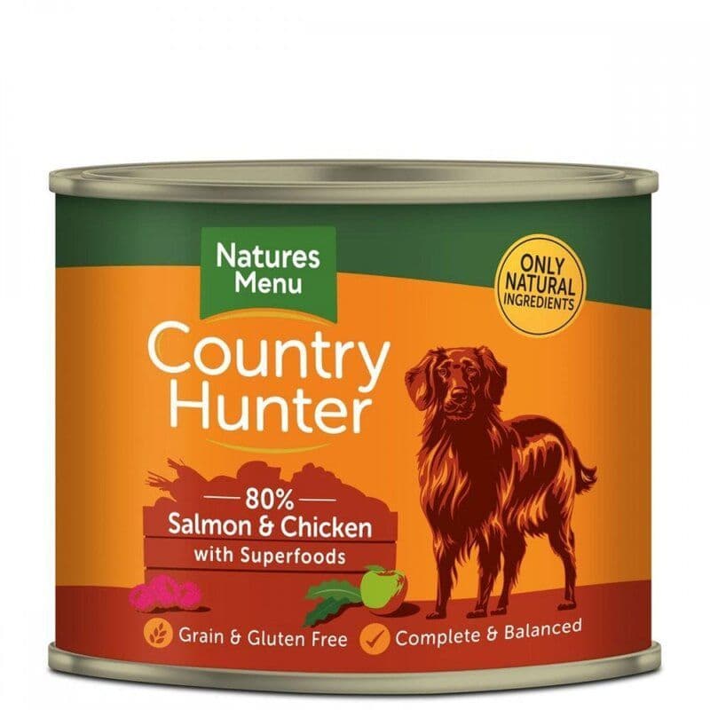 600g Natures Menu Country Hunter Salmon & Rasberry