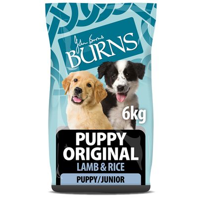 6KG Burns Puppy Lamb & Rice Dog Food - Discounted Stock