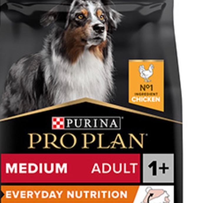 14kg Pro Plan Everyday Nutrition Medium Dry Adult Dog Food Chicken - Discounted Stock