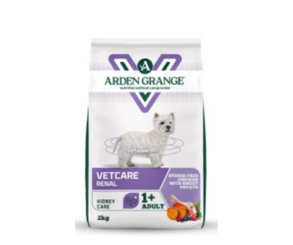 2kg Arden Grange VETCARE Renal Adult Dog food - Discounted Stock