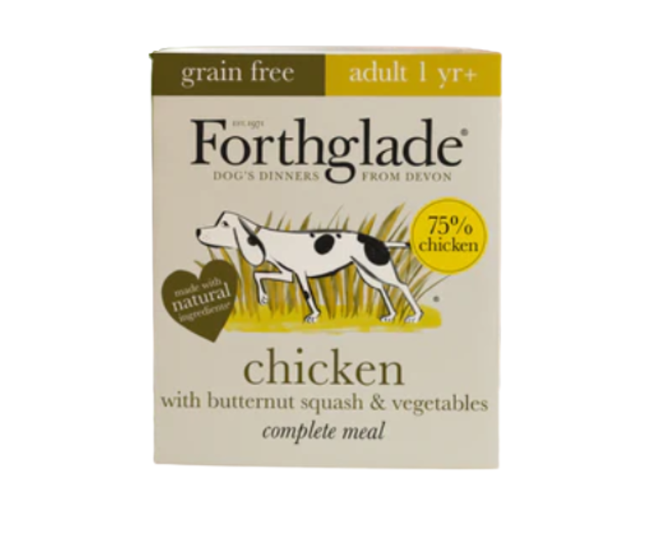 18 x 395g Forthglade Grain Free Adult Chicken