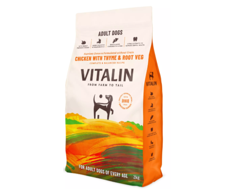 2kg Vitalin Adult Chicken with Thyme & Root Veg DATED 05-2026
