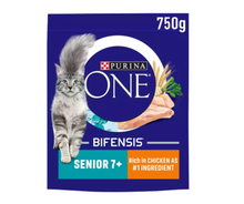 750g Purina One Bifensis Cat Food Senior 7+