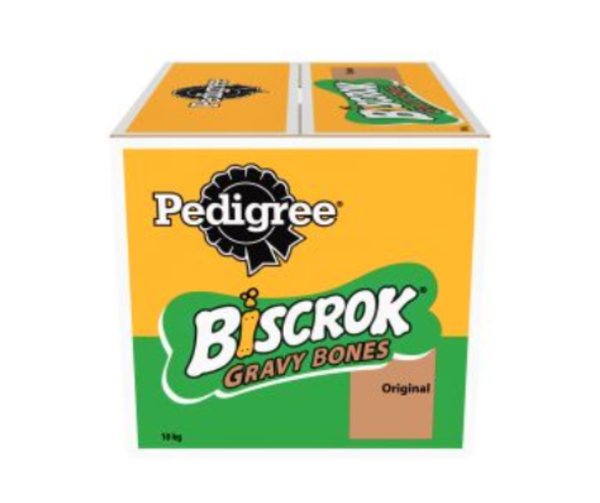 10kg Pedigree Biscrok Gravy Bones Biscuits Dog Treat - Discounted Stock