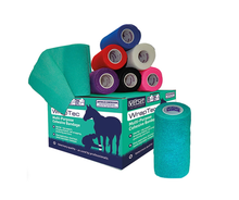 VetSet WrapTec Cohesive Bandage Green - 100 Mm