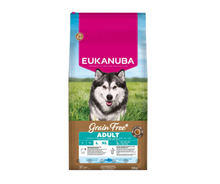 12KG Eukanuba Grain Free Fish L/XL - Damaged Packa