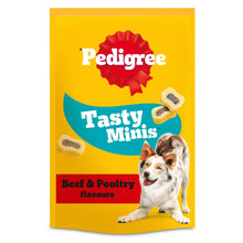 155g Pedigree Tasty Minis Beef & Poultry Flavours