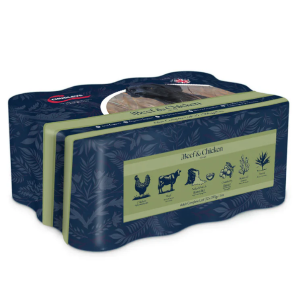 11 x 395g Chudley Adult Complete Loaf Chicken & Beef Discounted Stock