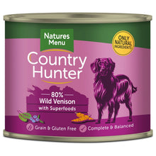 600g Natures Menu Country Hunter Venison & Blueberry