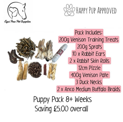 8 Weeks Plus Puppy Bundle -  Natural Dog Treats