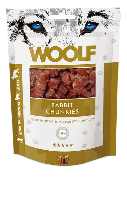 100g WOOLF Chunkies - Rabbit