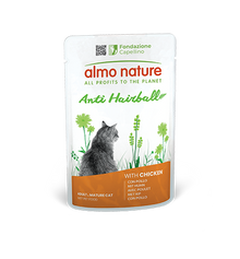 12x70g Almo Nature Anti Hairball with Chicken Cat - BB AUGUST 26