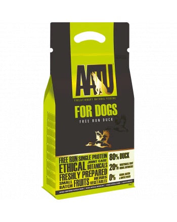 10kg AATU Duck and Veg Dog Food - Discounted Stock