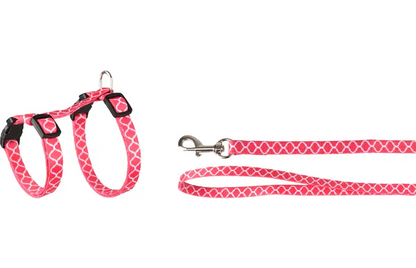 Flamingo Harness & Leash For Kittens
