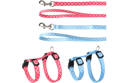 Flamingo Harness & Leash For Kittens