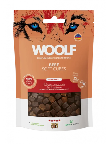 100g WOOLF Soft Cubes - Beef