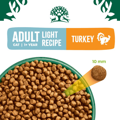 1.5KG James Wellbeloved Light Recipe Adult Turkey Cat Food - Discounted Stock