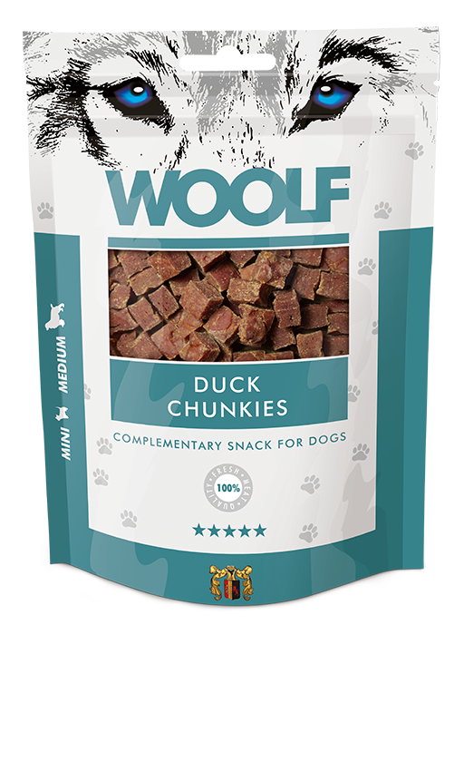 100g WOOLF Chunkies - Duck