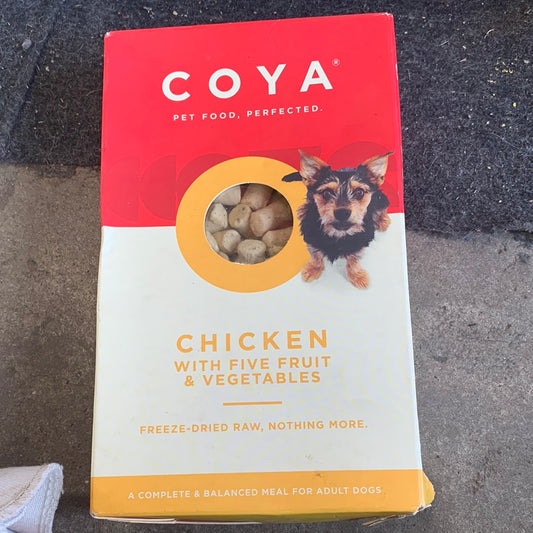 Coya chicken with five fruit & vegetables 150g - Discounted Stock
