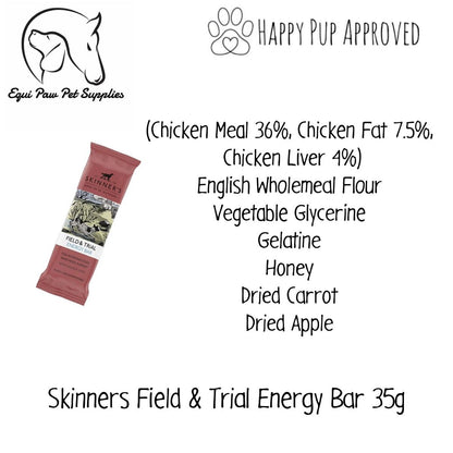 35g Skinners Field & Trail Energy bars for working dogs