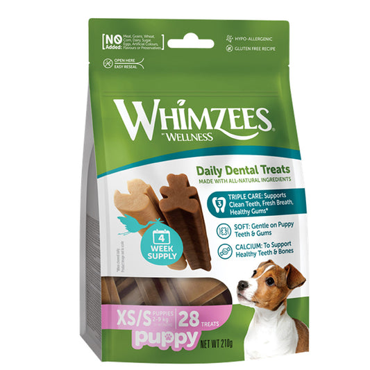 Whimzees Puppy Value Pack XS/S 28 Pack