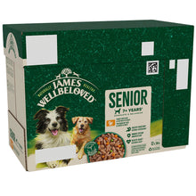 12x90g James Wellbeloved Senior Turkey in Gravy Wet Dog Food - Damaged Packaging