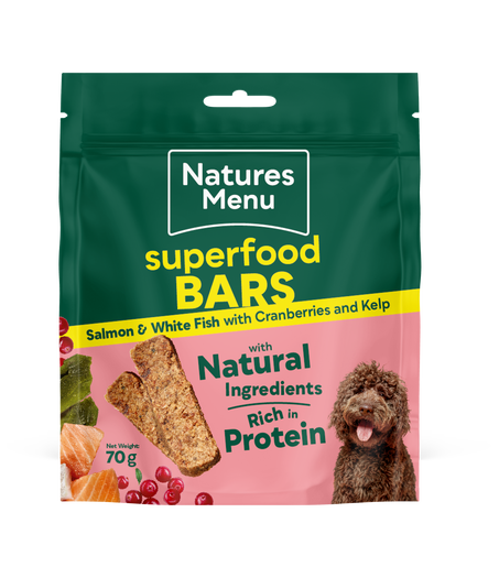 Natures Menu Superfood Bars Fish 70g