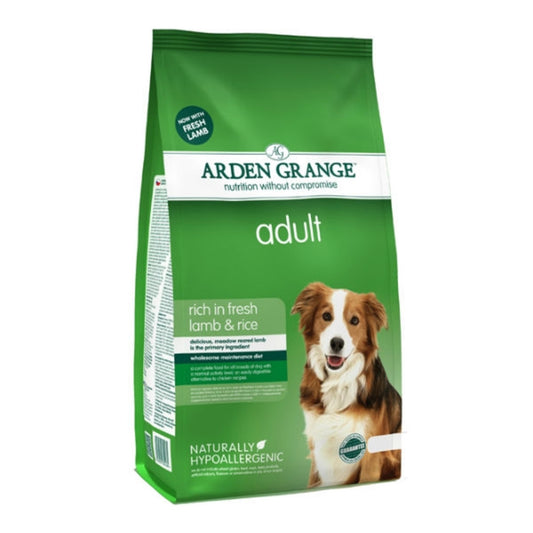 12KG Arden Grange Lamb & Rice Dog Food - Discounted Stock