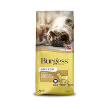 10KG Burgess Chicken Adult Cat Food - Damaged Packaging