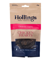 Hollings Chicken Hearts 60g