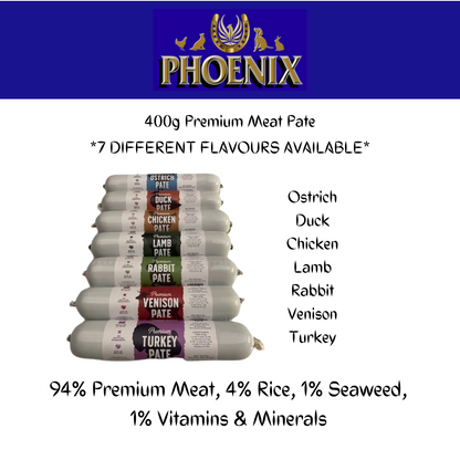 400g Premium Meat Pate *Available in 7 different flavours*