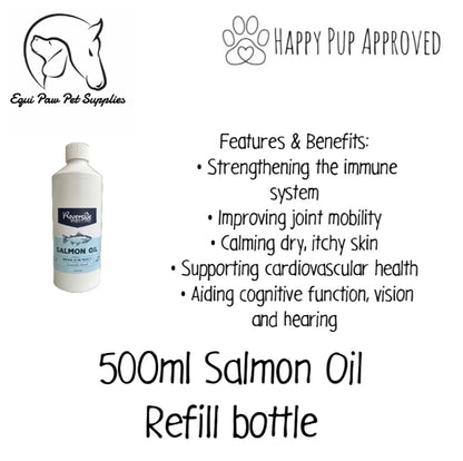 500ml Salmon Oil Refill Bottle