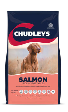 14KG Chudleys Salmon with Rice & Veg Dog Food - Discounted Stock
