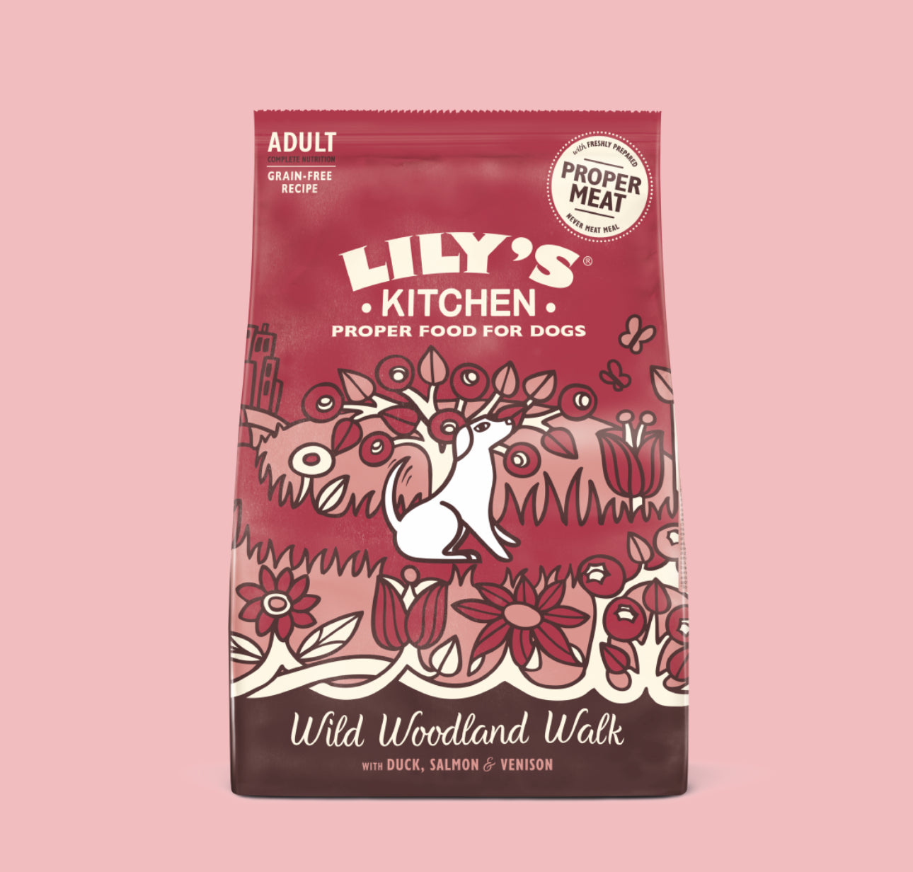 Lily’s Kitchen Wild Woodland Walk with Duck, Salmon & Venison Dog Food - Discounted Stock