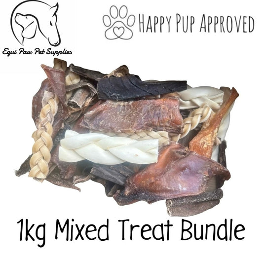 1kg Mega Mixed Treat Bundle - Natural dog treats