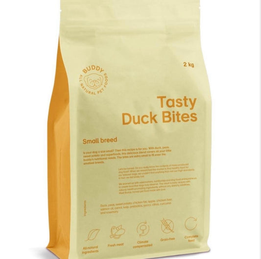 RRP £21.99 Buddy Tasty Duck Bites Small Breed dog
