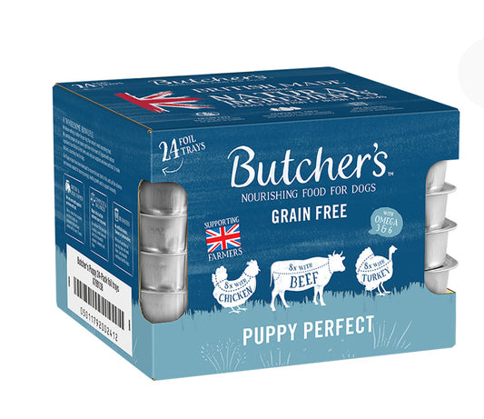 Butcher's Perfect Wet Puppy Food 24x150g - Discounted Stock