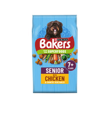12.5KG Bakers Senior Chicken & Veg Dog Food - Discounted Stock