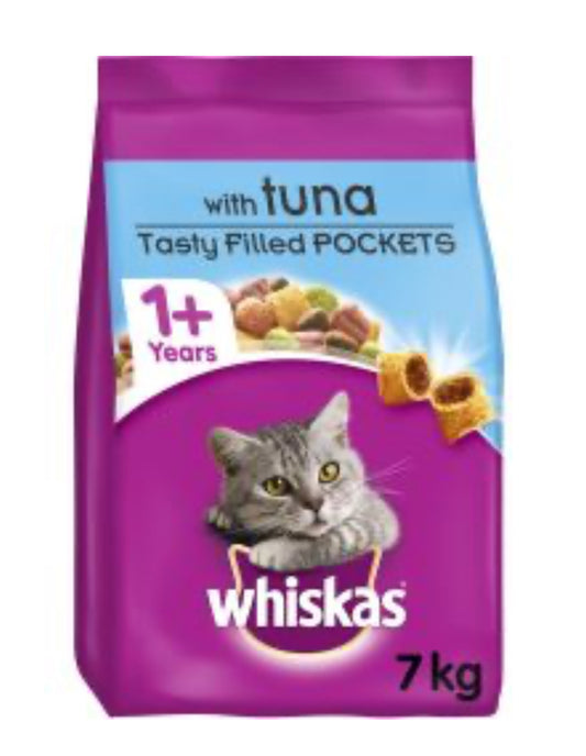 7kg 1+ Adult Whiskas Tuna - Discounted Stock